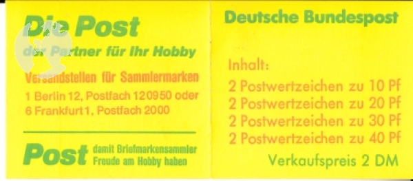 NSR MH 0020 ** - 1974 - reklama "Postgebühren"